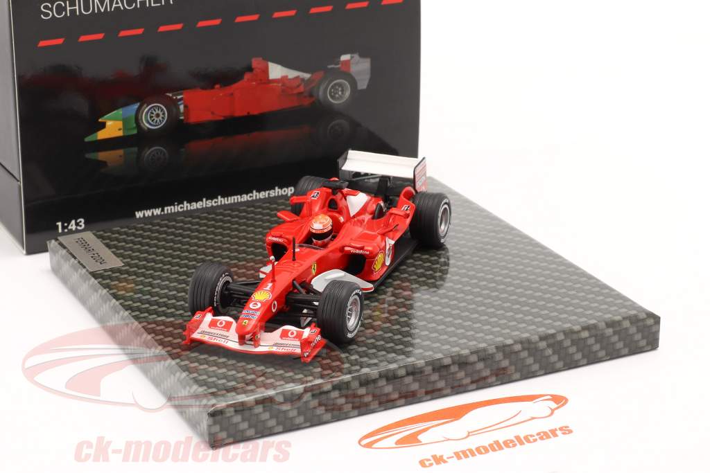 M. Schumacher Ferrari F2004 #1 优胜者 日本人 GP 公式 1 世界冠军 2004 1:43 Ixo