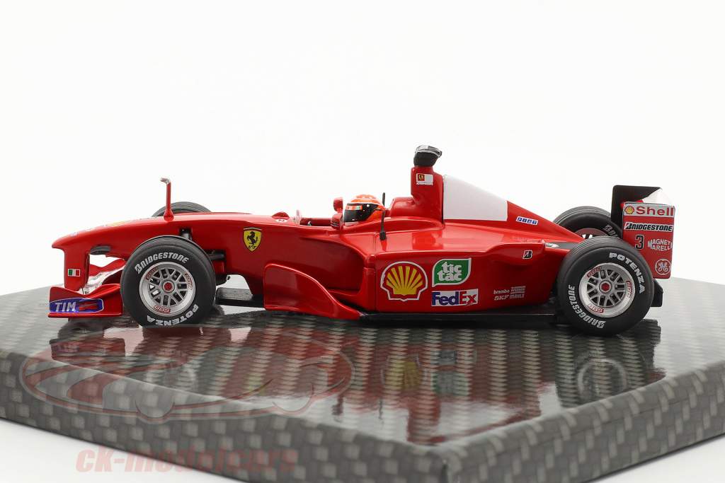 M. Schumacher Ferrari F1-2000 #3 winnaar Europese GP formule 1 Wereldkampioen 2000 1:43 Ixo