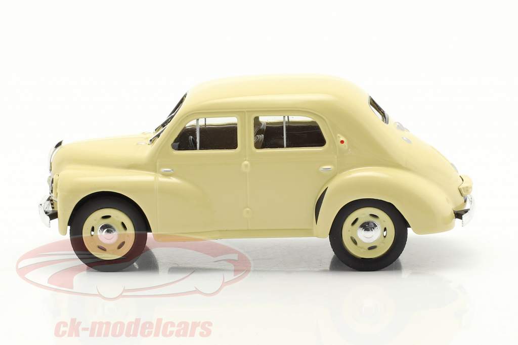 Renault 4CV 建设年份 1947 奶油  白色的 1:43 Norev