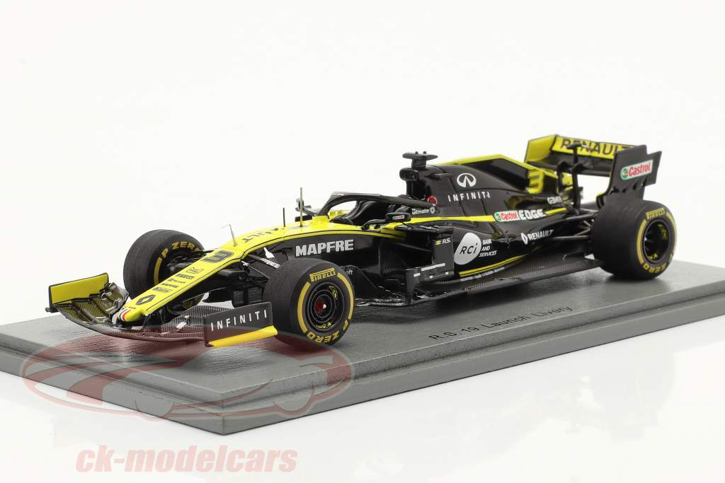 Daniel Ricciardo Renault R.S. 19 #3 Launch Version Fórmula 1 2019 1:43 Spark
