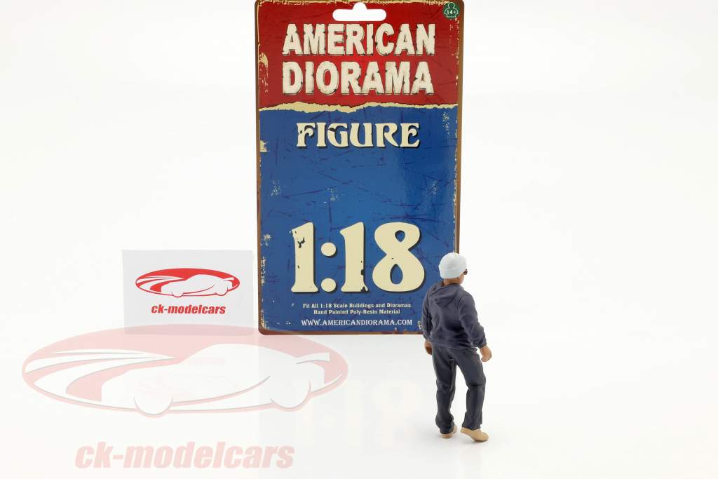 Car Meet ряд 1  фигура #4  1:18 American Diorama