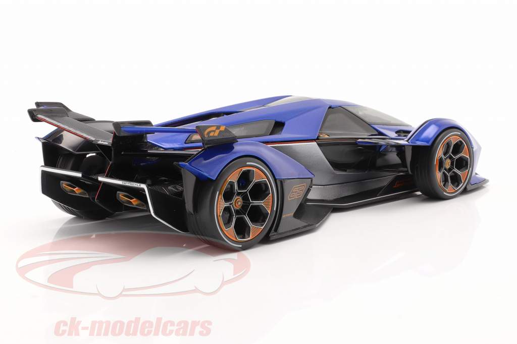 Lamborghini V12 Vision GT 2020 blauw / zwart 1:18 Maisto