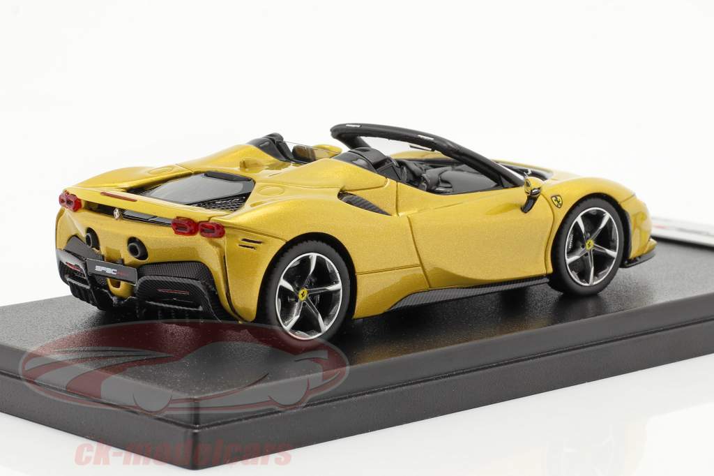 Ferrari SF90 Spider 建設年 2021 Montecarlo 黄 1:43 LookSmart