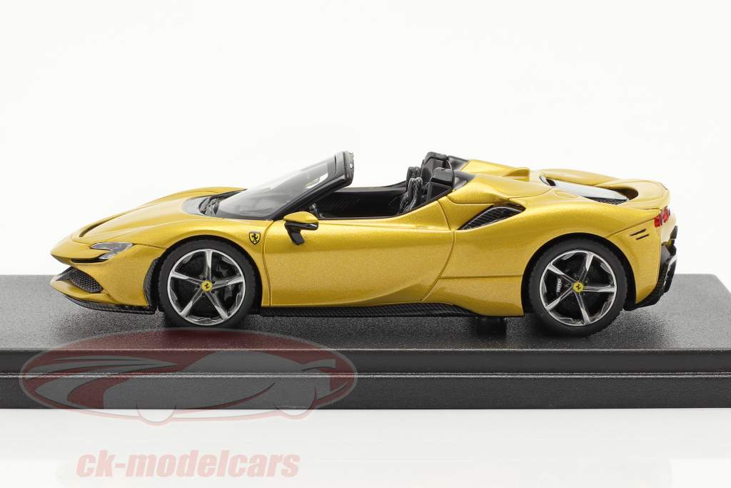 Ferrari SF90 Spider year 2021 Montecarlo yellow 1:43 LookSmart