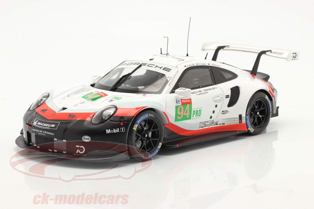 Porsche 911 (991) RSR #94 24h LeMans 2018 Porsche GT Team 1:18 Ixo