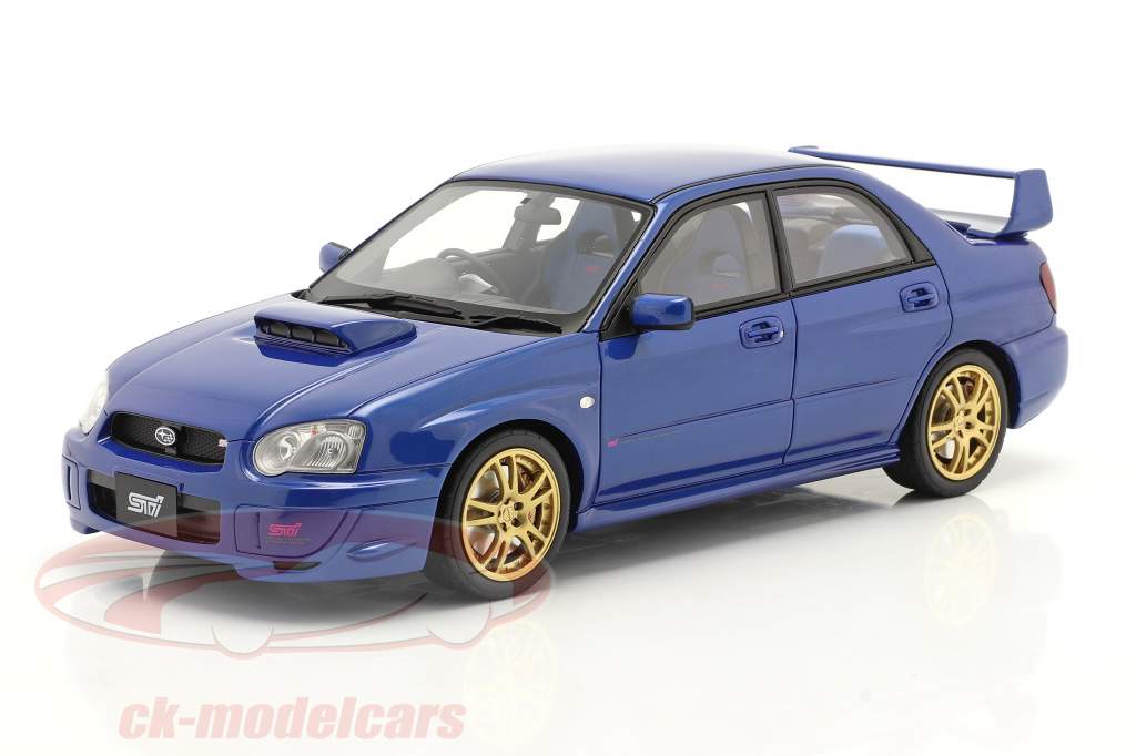 Subaru Impreza WRX STI 建设年份 2003 蓝色的 1:18 OttOmobile