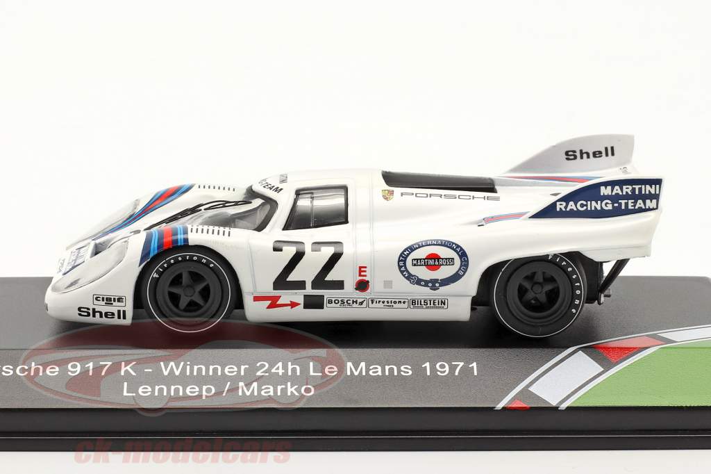 Porsche 917K #22 胜利者 24h LeMans 1971 Marko, van Lennep 1:43 CMR