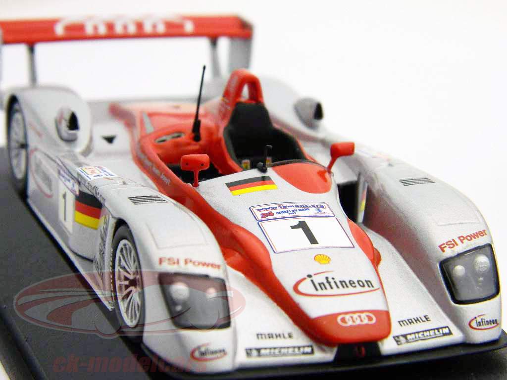 Minichamps 1:43 Infineon Audi R8 #1 Winners 24h LeMans 2002 Biela ...