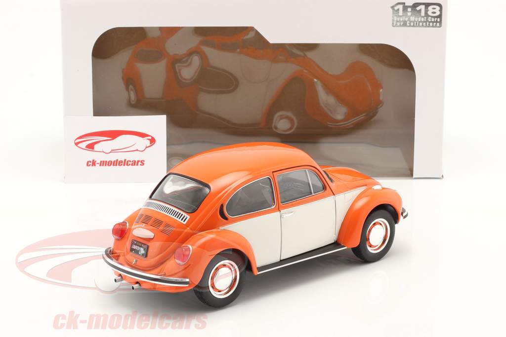 Volkswagen beetle 1303 1974 orange 1/18 s1800515 solido 