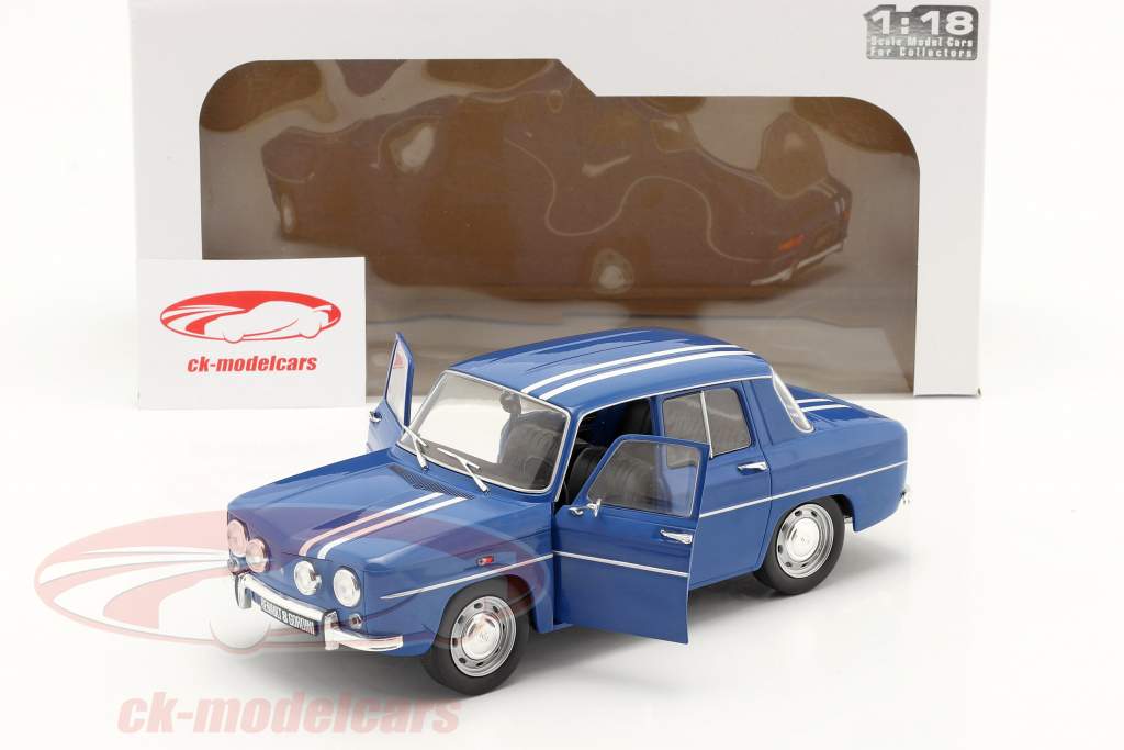 Renault 8 Gordini 1300 year 1967 blue 1:18 Solido