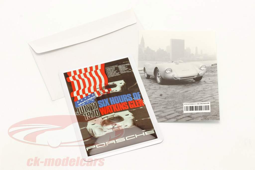 Porsche Открытка из металла: 6h Watkins Glen 1970