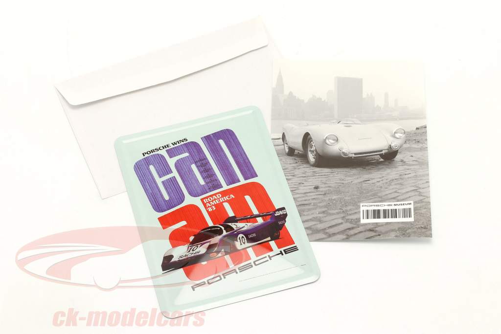 Porsche 金属明信片： Can-Am Road America 1983