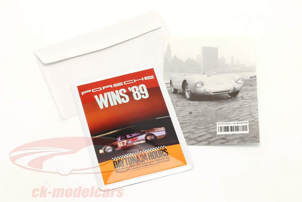 Porsche Открытка из металла: 24h Daytona 1989
