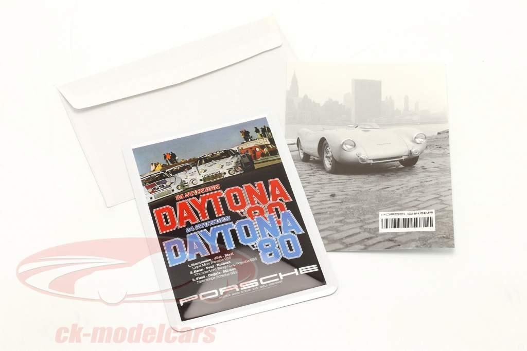 Porsche Metalen ansichtkaart: 24h Daytona 1980