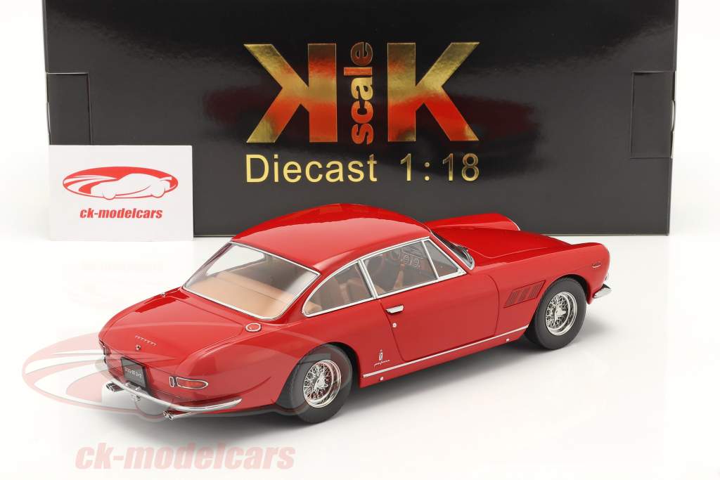 Ferrari 330 GT 2+2 Baujahr 1964年 rot 1:18 KK量表