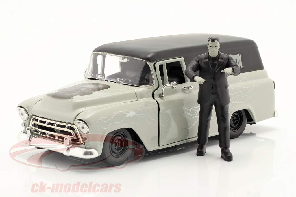 Chevy Suburban 1957 和 数字 Frankenstein 1:24 Jada Toys