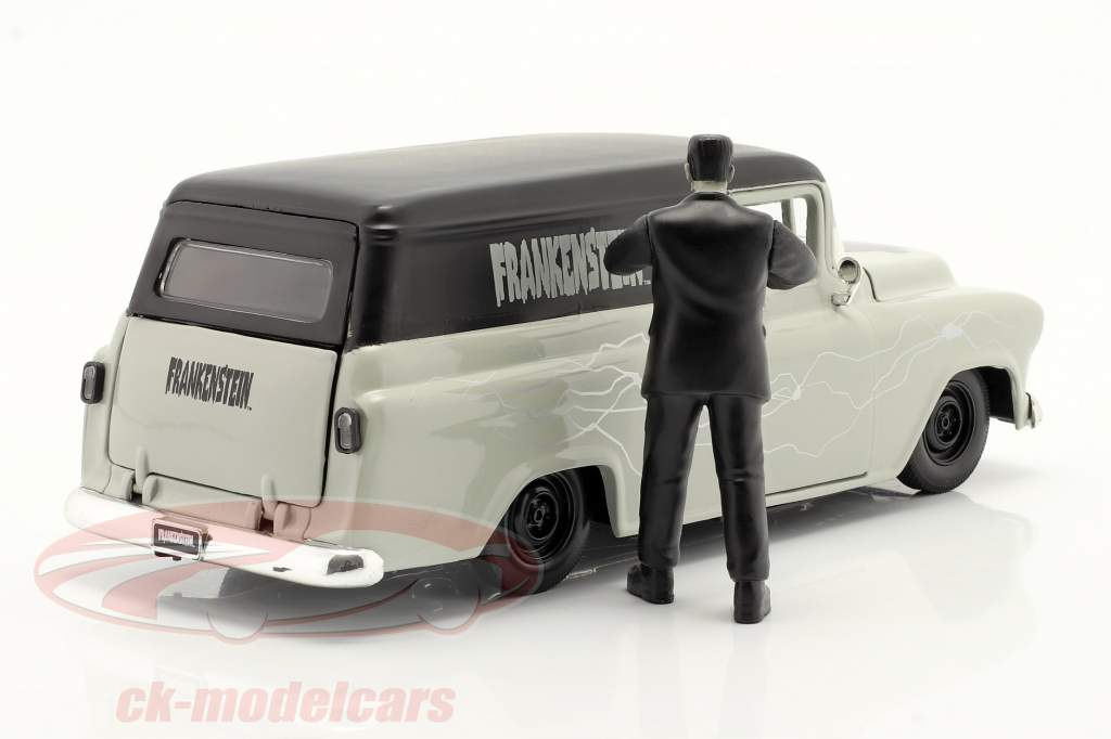Chevy Suburban 1957 com figura Frankenstein 1:24 Jada Toys