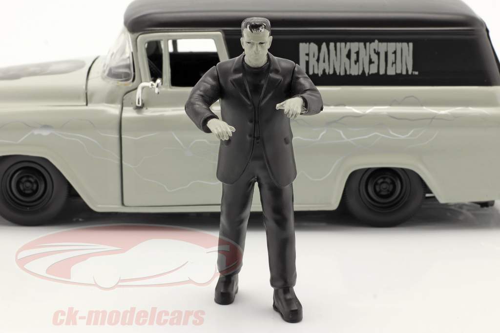 Chevy Suburban 1957 insieme a figura Frankenstein 1:24 Jada Toys