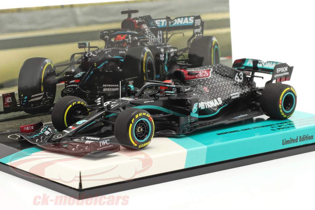 George Russell Mercedes-AMG F1 W11 #63 Sakhir GP Formule 1 2020 1:43 Minichamps