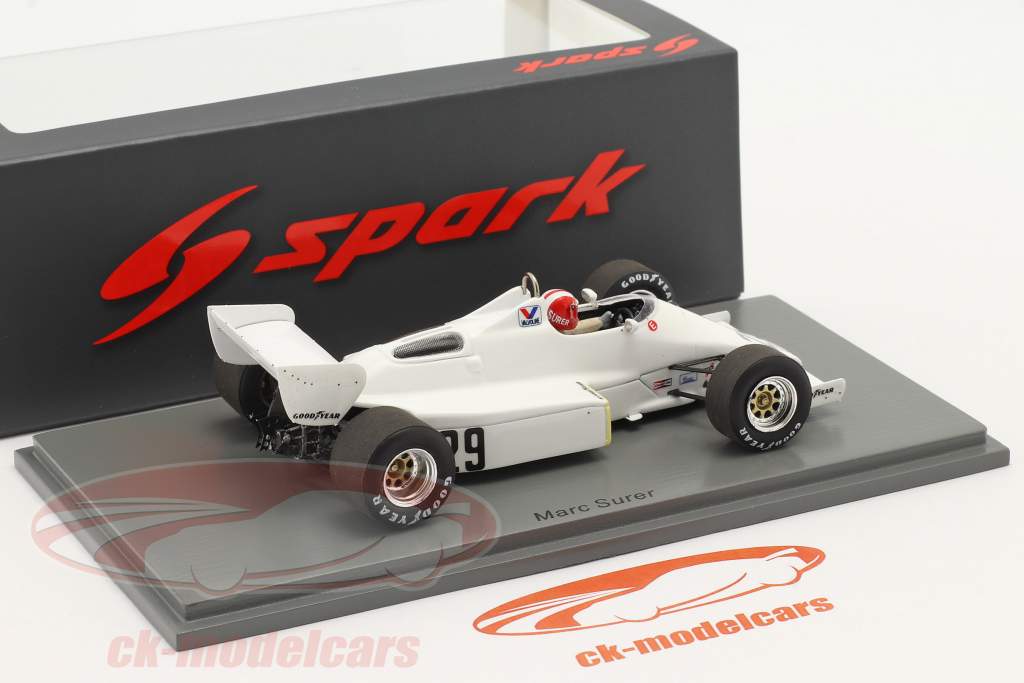 Marc Surer Arrows A6 #29 6e Braziliaans GP formule 1 1983 1:43 Spark