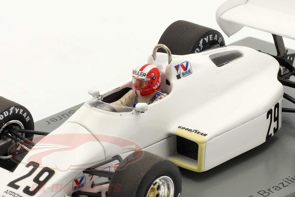 Marc Surer Arrows A6 #29 6th Brazilian GP formula 1 1983 1:43 Spark