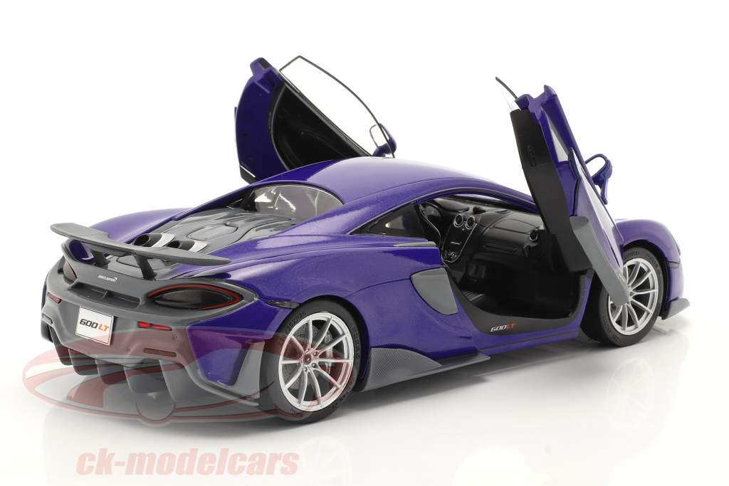 McLaren 600LT Coupe year 2018 purple metallic 1:18 Solido