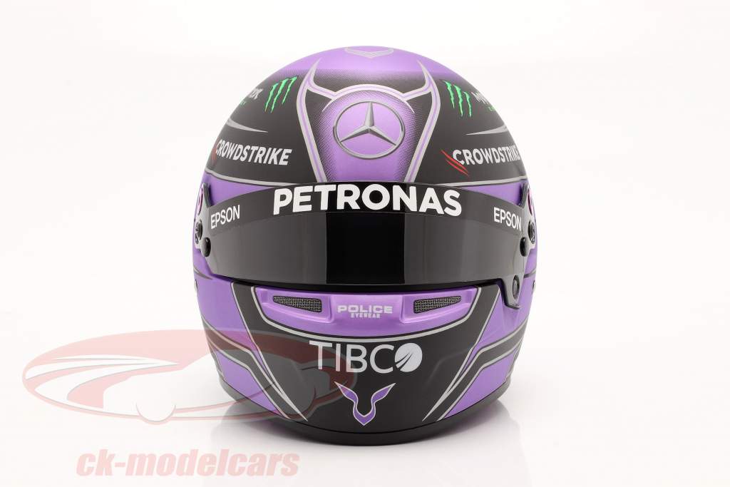 Lewis Hamilton #44 Mercedes-AMG Petronas 方式 1 2021 ヘルメット 1:2 Bell