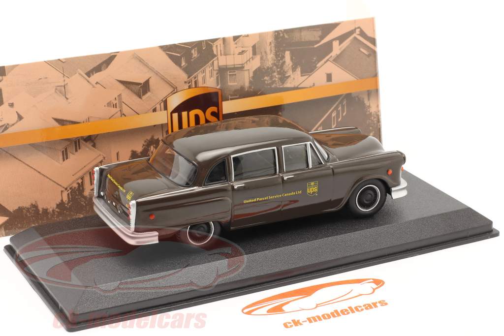 Checker Taxicab Parcel Delivery UPS Canadá 1975 marrom 1:43 Greenlight