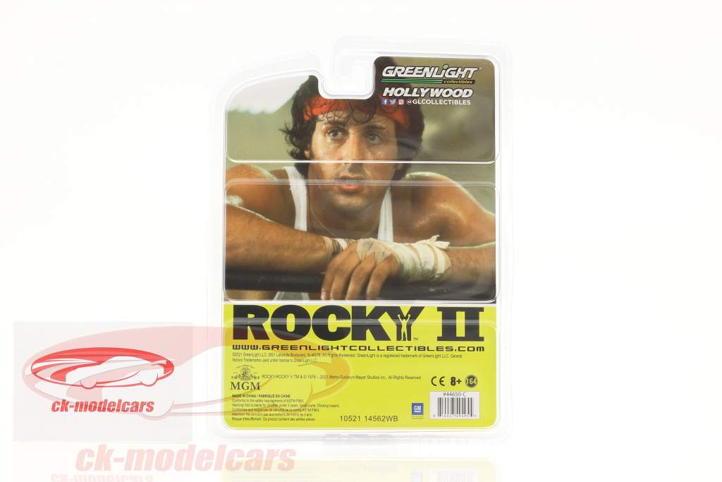 Pontiac Firebird Trans Am Film Rocky II (1979) sort / guld 1:64 Greenlight
