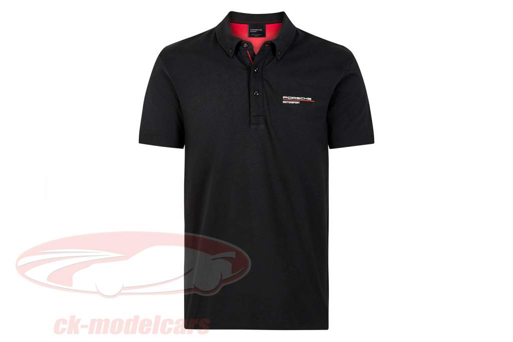 de los hombres camisa polo Porsche Motorsport 2021 logo negro