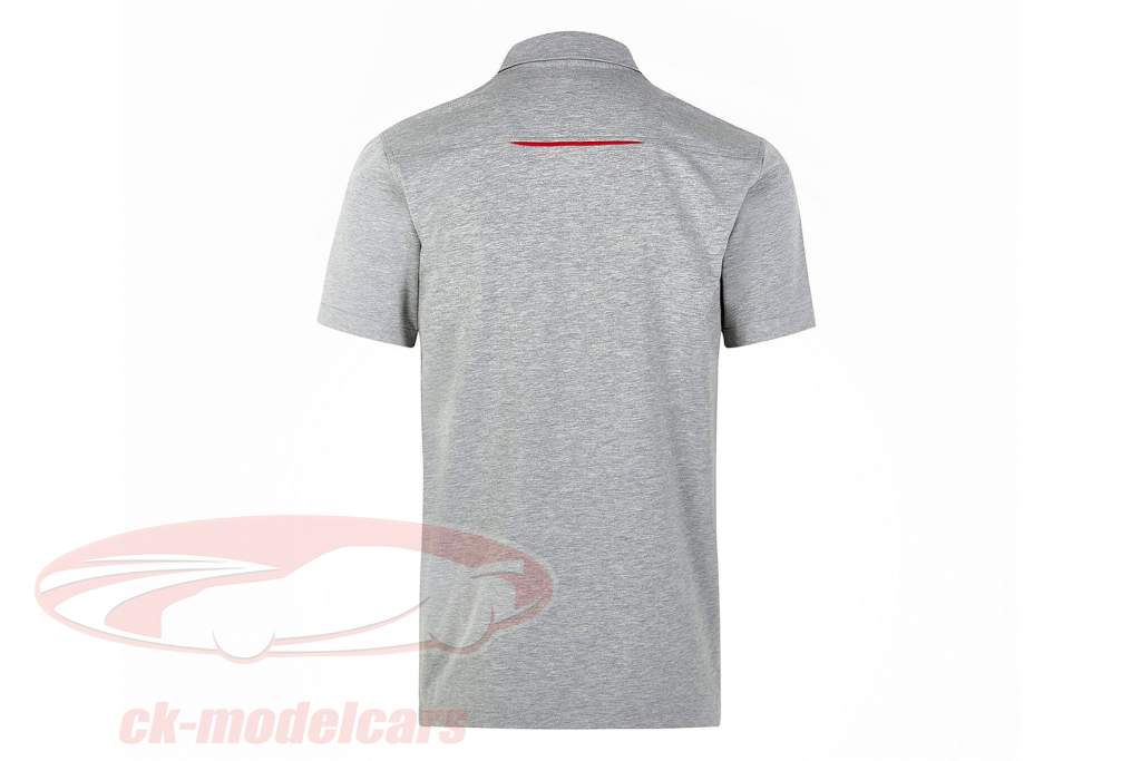 Мужской рубашка поло Porsche Motorsport 2021 логотип серый