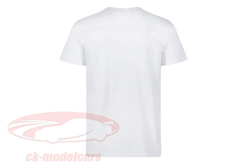 男性用 Tシャツ Porsche Motorsport 2021 ロゴ 白い
