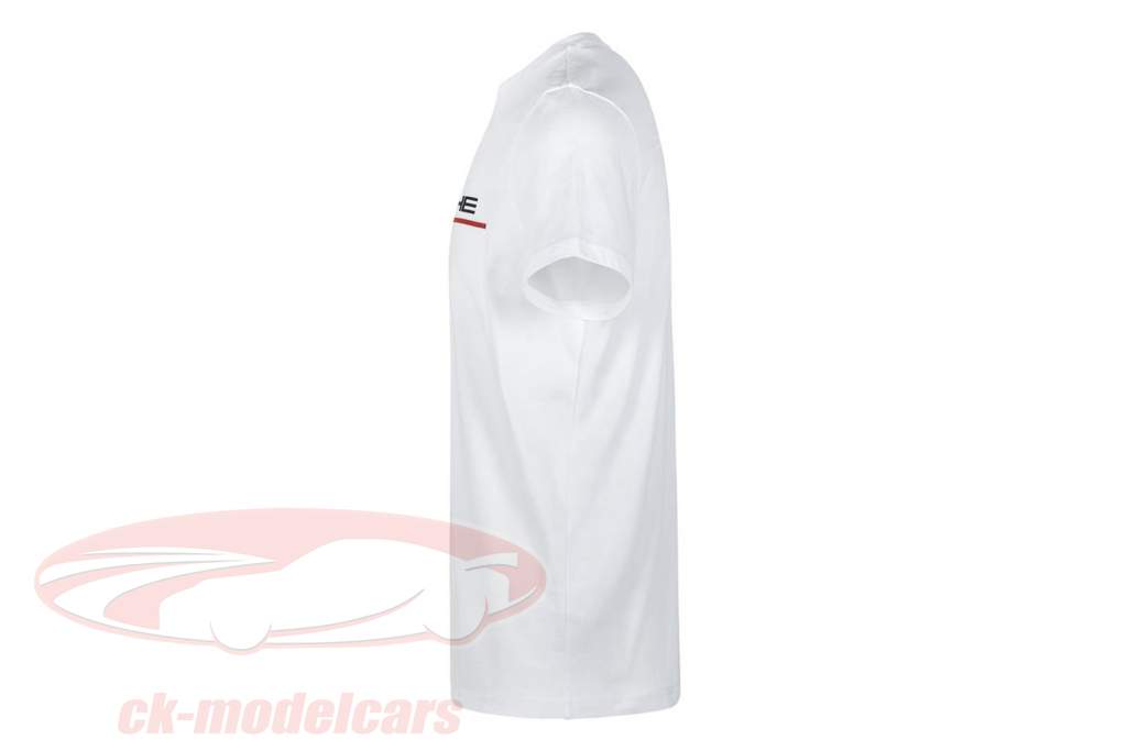 de los hombres Camiseta de manga corta Porsche Motorsport 2021 logo blanco