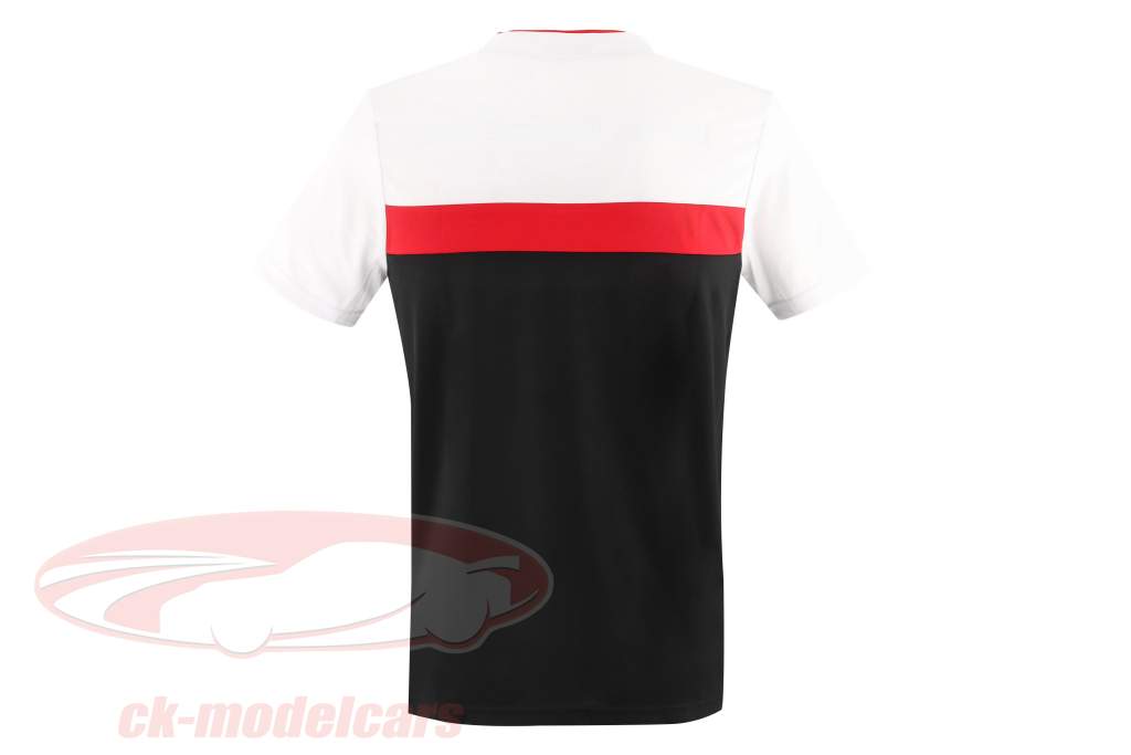 Мужской Футболка Porsche Motorsport 2021 логотип белый / красный / чернить
