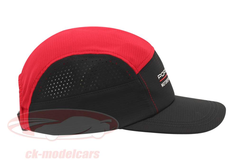 Porsche 赛车运动 帽 黑色的 / 红色的
