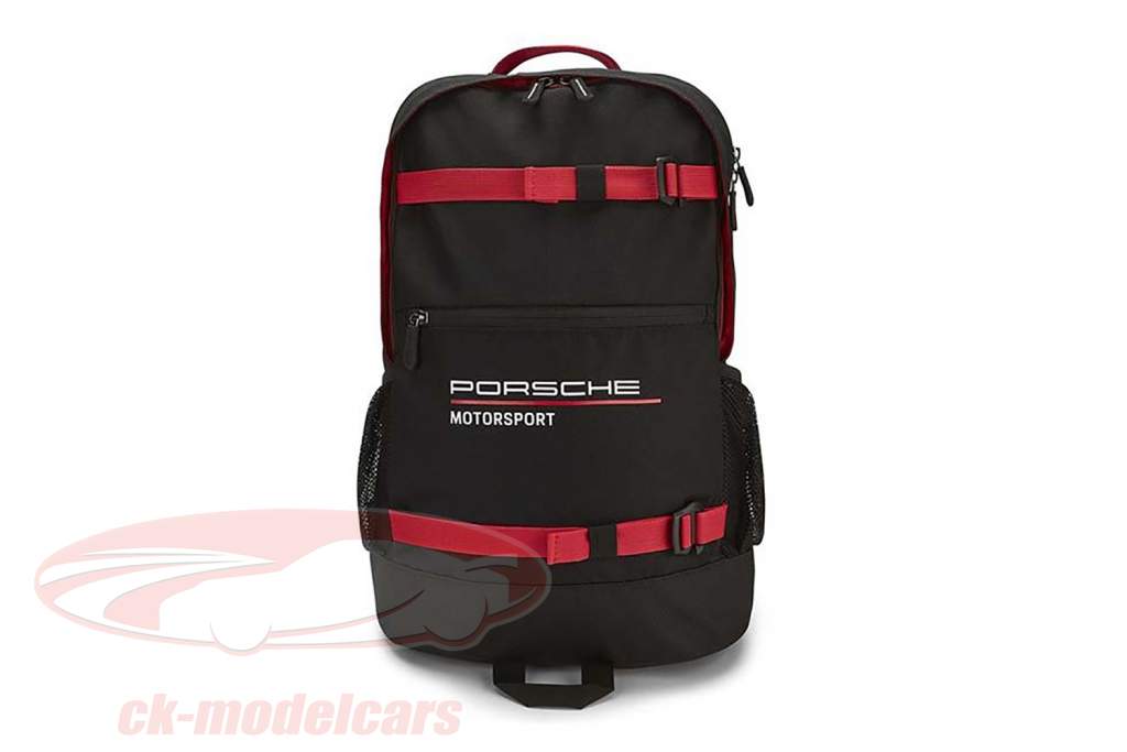 Porsche Motorsport 2021 ロゴ バックパック 黒