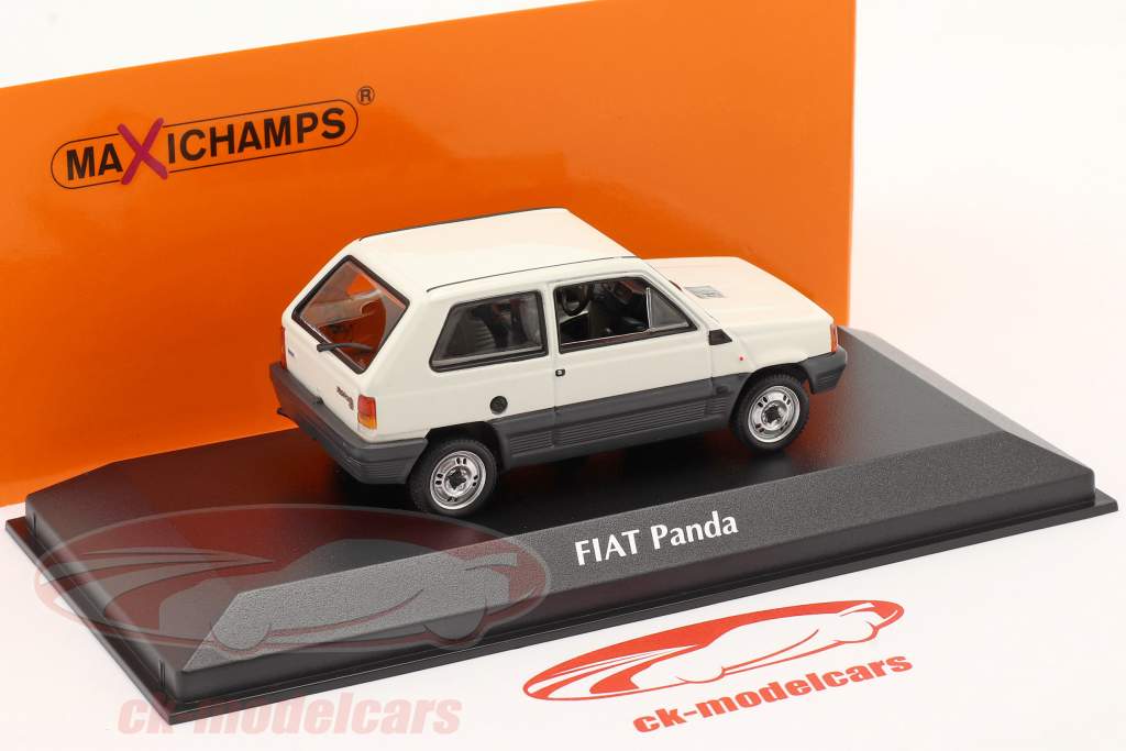 Fiat Panda year 1980 cream white / grey 1:43 Minichamps
