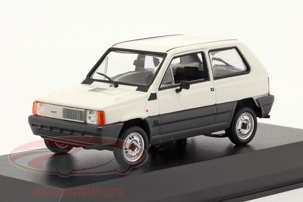 Fiat Panda Ano de construção 1980 creme Branco / cinza 1:43 Minichamps