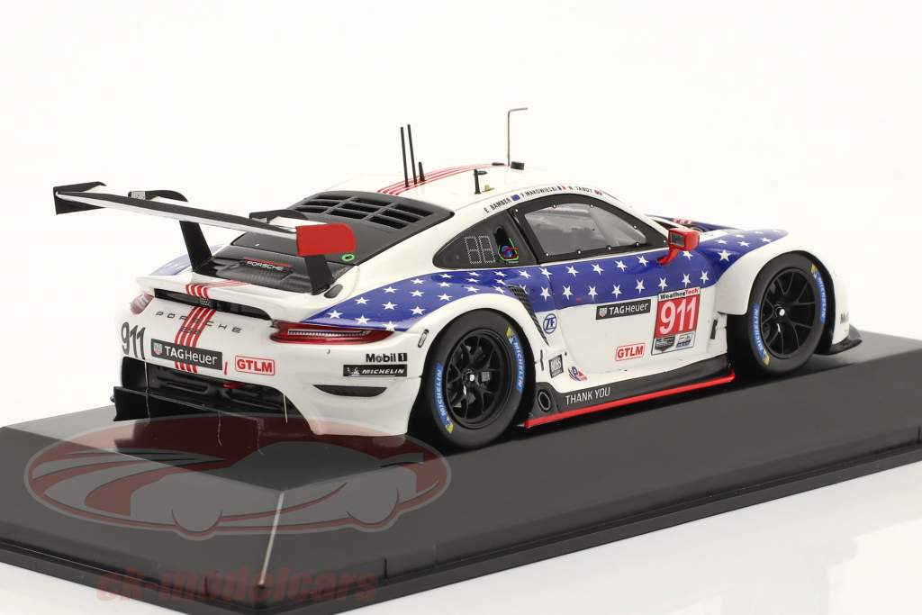 Porsche 911 RSR #911 gagnant Classe GTLM 12h Sebring IMSA 2020 1:43 Spark