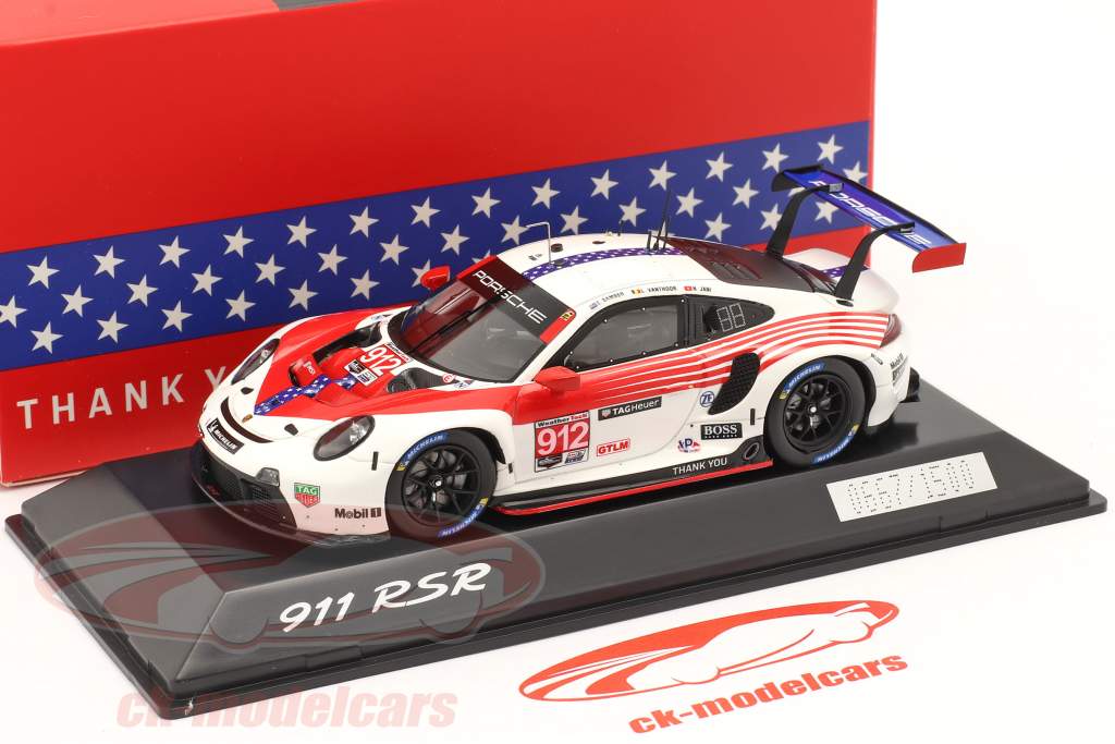 Porsche 911 RSR #912 2位 GTLMクラス 12h Sebring IMSA 2020 1:43 Spark