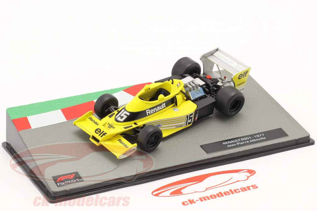 1977 Formula 1 Jean-Pierre Jabouille F1  RENAULT RS01 1:43 Scale