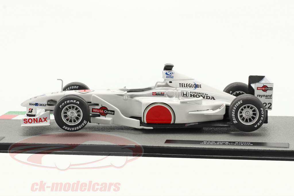 Jacques Villeneuve BAR 002 #22 formula 1 2000 1:43 Altaya