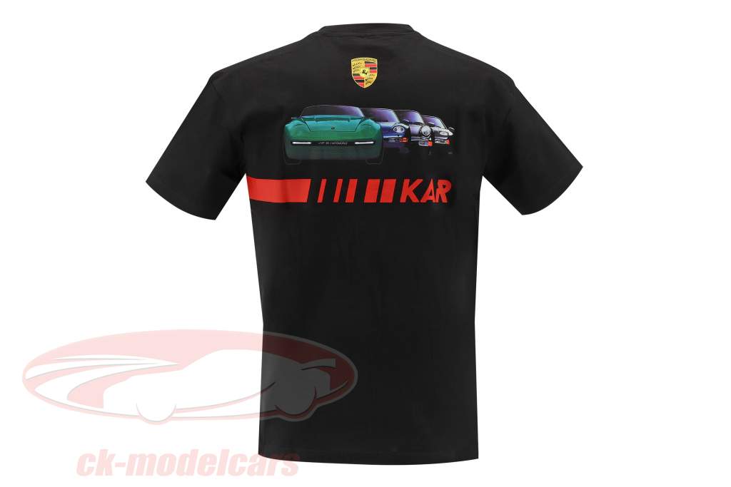 Porsche Tシャツ L'ART DE L'AUTOMOBILE 黒