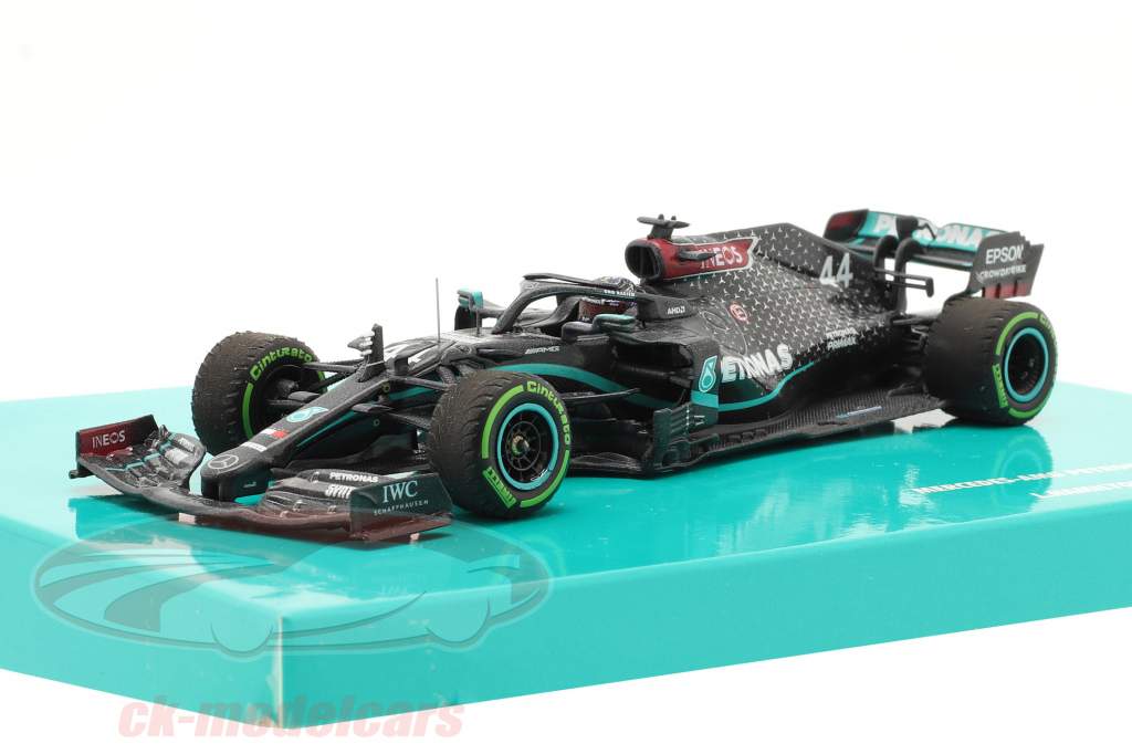 L. Hamilton Mercedes-AMG F1 W11 #44 vencedora turco GP Fórmula 1 Campeão mundial 2020 1:43 Minichamps