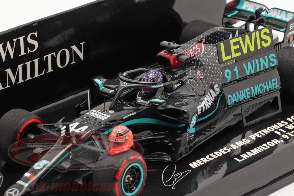 Hamilton Mercedes-AMG F1 W11 #44 91e Gagner Eifel GP formule 1 2020 1:43 Minichamps