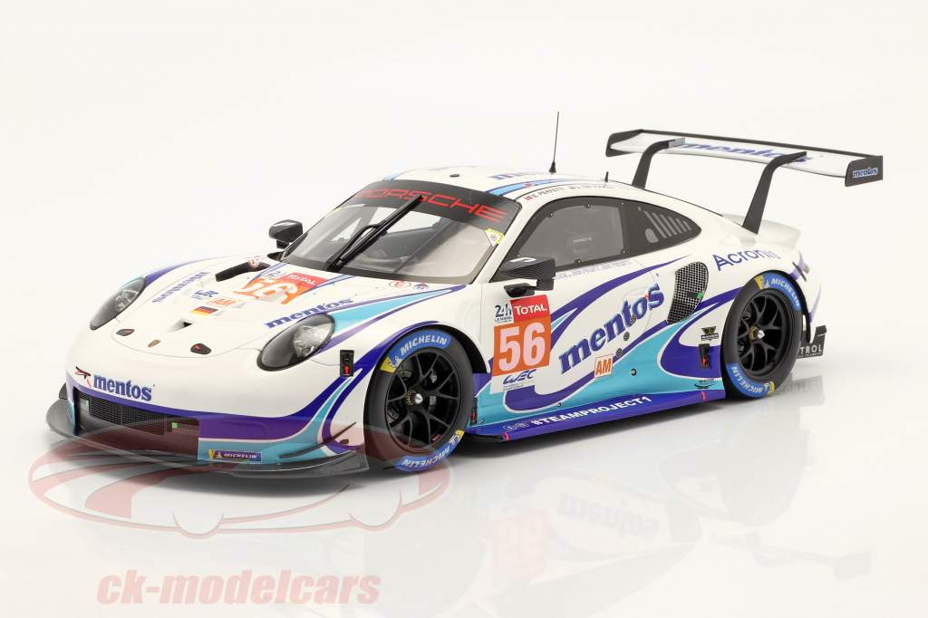 Porsche 911 RSR #56 24h LeMans 2020 Cairoli, Perfetti, ten Voorde 1:18 Spark