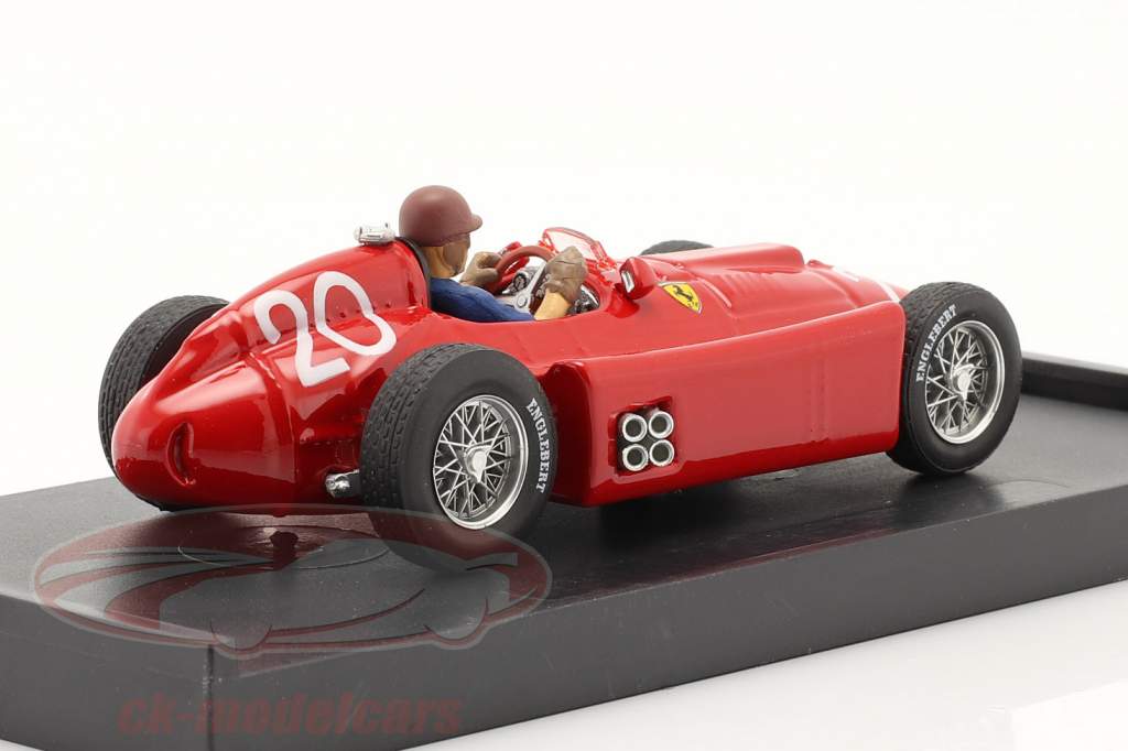 J.M. Fangio / P. Collins Ferrari D50 #20 2ª Mônaco GP Fórmula 1 1956 1:43 Brumm