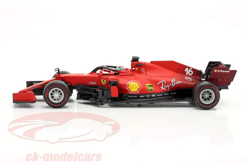 Charles Leclerc Ferrari SF21 #16 方式 1 2021 1:18 Bburago