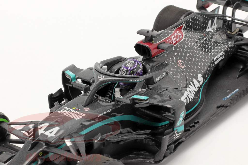 L. Hamilton Mercedes-AMG F1 W11 #44 winnaar Turks GP formule 1 Wereldkampioen 2020 1:18 Minichamps