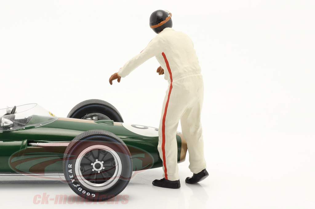 figura Race Driver Jochen R. si appoggia Su 1:18 Figurenmanufaktur